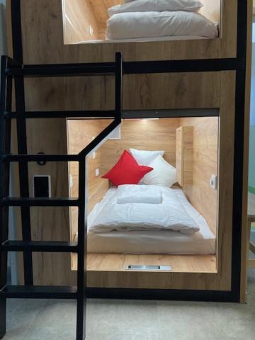 Vandrarhem Capsule Andel Centre Spirit Prag